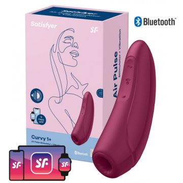 Satisfyer Curvy 1+ met App Connect - Rood