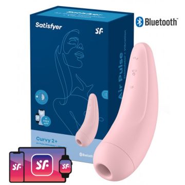 Satisfyer Curvy 2+ met App Connect - Roze