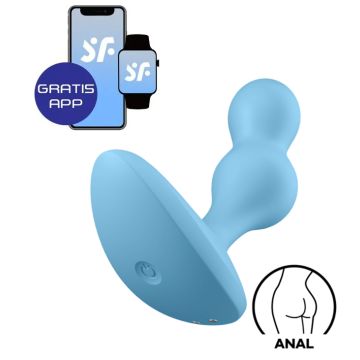 Satisfyer Deep Diver Vibrerende Buttplug - Blauw