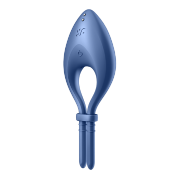 Satisfyer Vibrerende Cockring Bullseye - Blauw