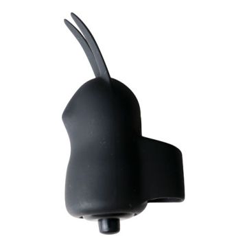 Power Rabbit Vingerring - Zwart