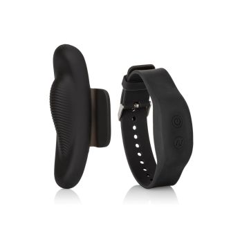 Slip Vibrator met Armband Afstandsbediening - Zwart