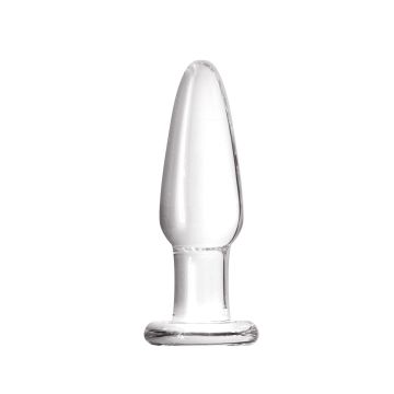 Taps toelopende Buttplug Crystal Small - Transparant