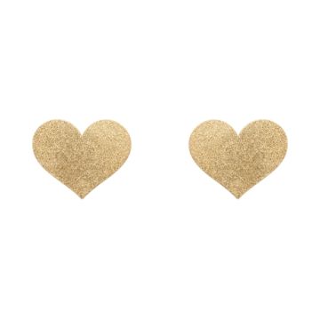 Flash Heart Tepelstickers - Goud