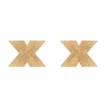 Flash Cross Tepelstickers - Goud