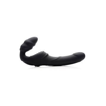 Vibrerende Strapless Strap-on Slim Rider - Geribbeld