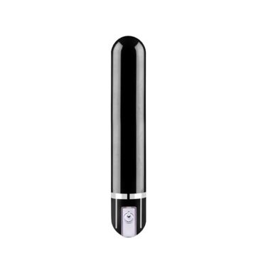 Zwarte Oplaadbare Bullet Vibrator - The Ammo