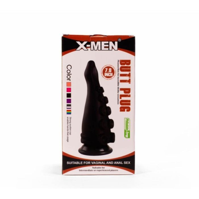 Buttplug X-Men 17.8 cm-100silicone-toy7-inch-four-colors-black-flesh_2_.jpg