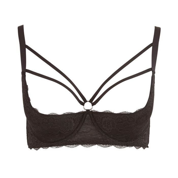 Zwarte Beha met Open Cups en Dubbele Sierbandjes-22209381431-2.jpeg