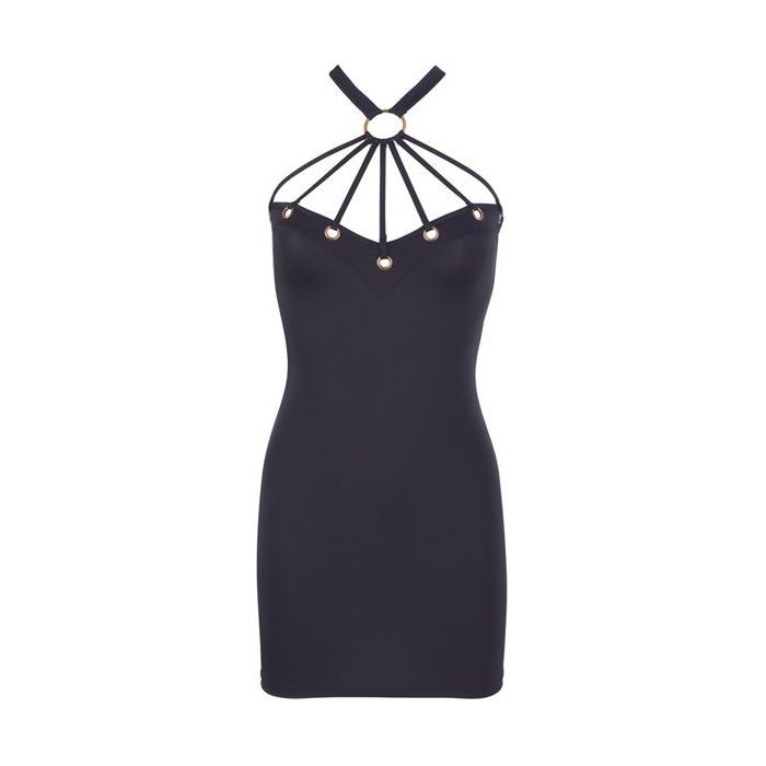 Mini Halter Jurk met Aparte Hals-27168281021-hollow-nor-b.jpg