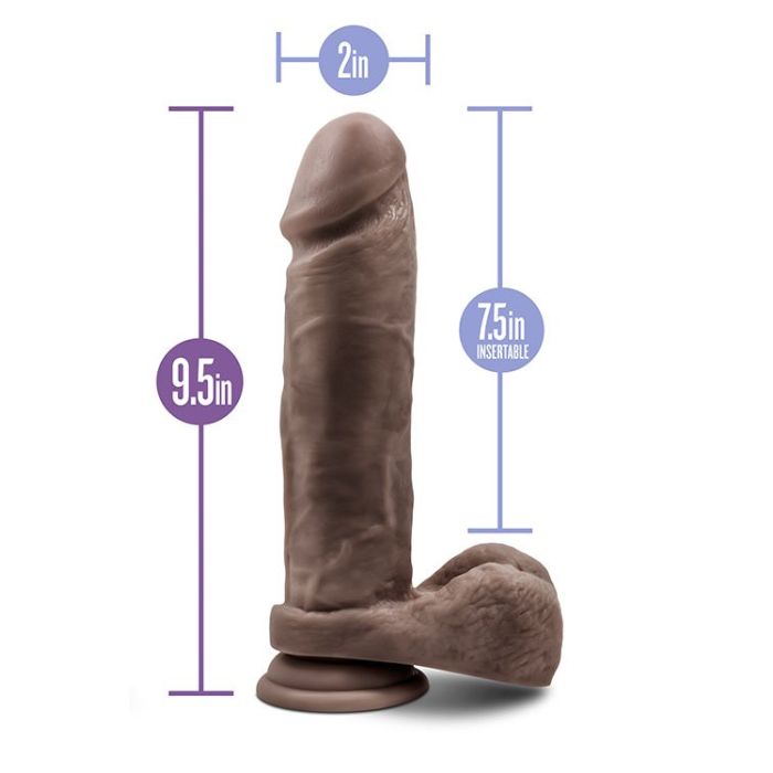 Dildo Au Naturel Chocolate 19 cm-331227-3.jpg