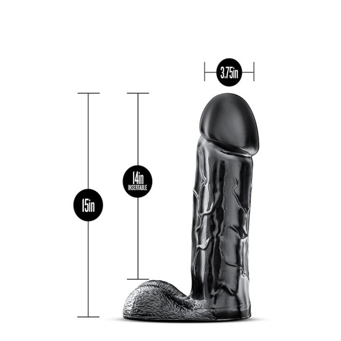 XXL Dildo Super Sized Brutalizer - Zwart-331335-1.jpg