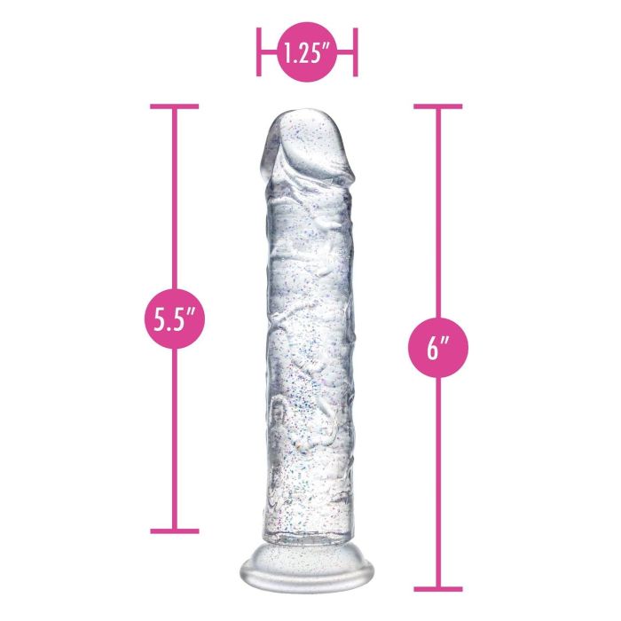Gala Sparkling Transparante Dildo - 15.2 cm-332131-gala-sparkling-transparante-dildo-15-2-cm-5-1.jpg