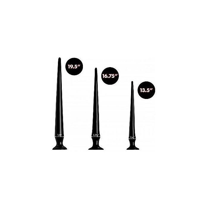 Anaal Plug Training Set Slim Tapered Anal Hose - Zwart-anaal-plug-training-set-slim-tapered-anal-hose-zwart-afm.jpg