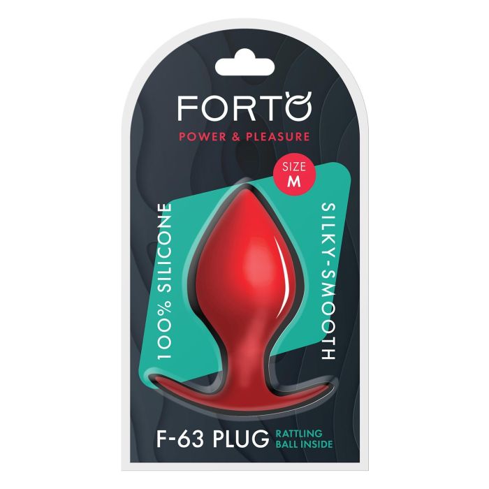 Buttplug F-63 Rattler Spade Medium - Rood