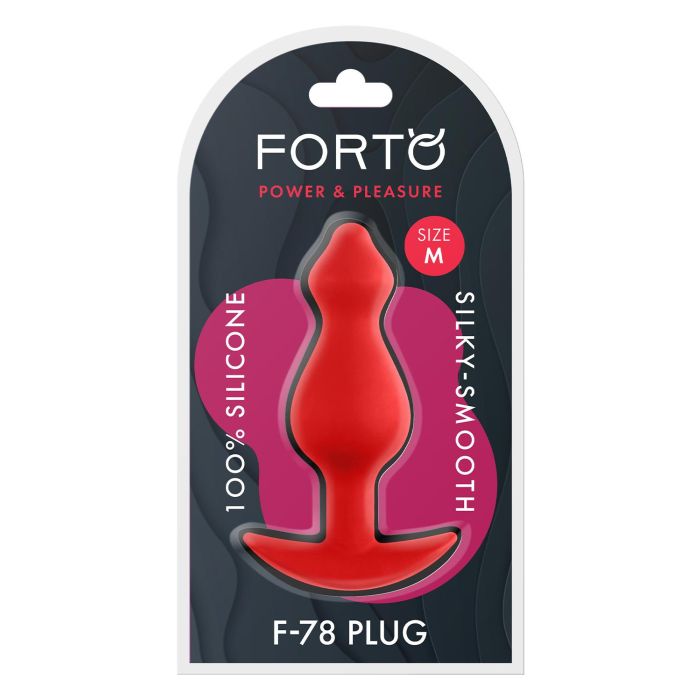Buttplug F-78 Pointee Medium - Rood