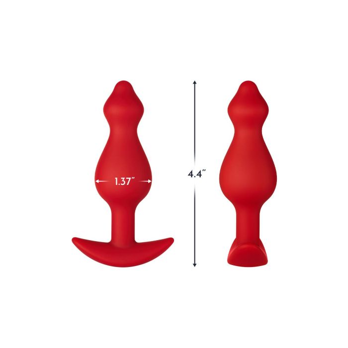 Buttplug F-78 Pointee Medium - Rood