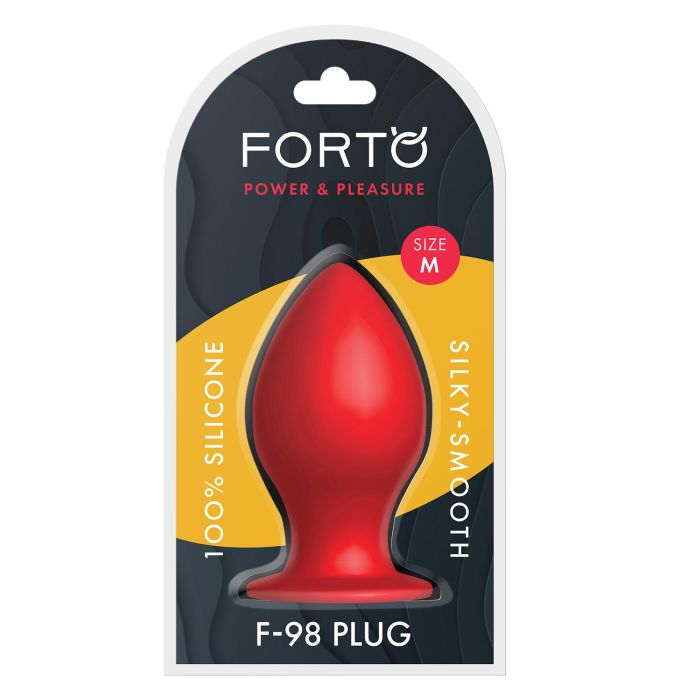 Buttplug F-98 Cone Medium - Rood