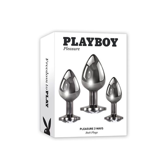 Buttplug Set Playboy Pleasure - Pleasure 3 Way-buttplug-set-playboy-pleasure-pleasure-3-way-4.jpg