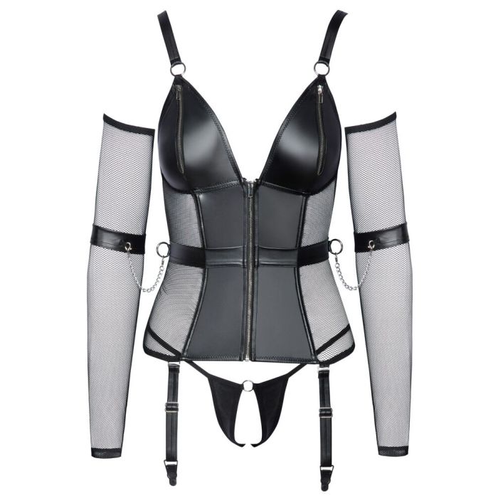 Cottelli Bondage Jarretelshirt Matte - Zwart-cottelli-bondage-jarretelshirt-matte-zwart-10.jpg