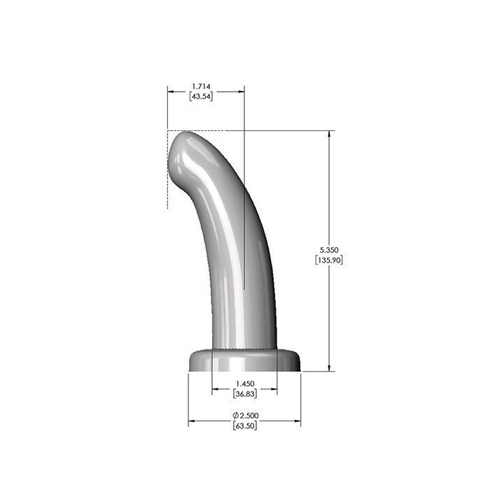 G-spot Dildo HerSpot Golden Rose-g-spot-dildo-herspot-golden-rose-afmetingen.jpg
