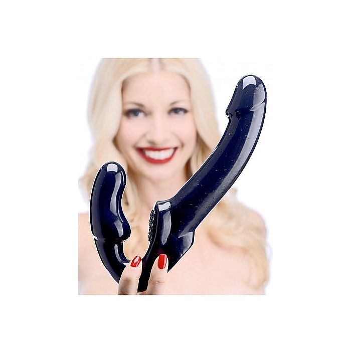 G-spot Strapless Voorbinddildo - Zwart-g-spot-strapless-voorbinddildo-zwart-vb.jpg