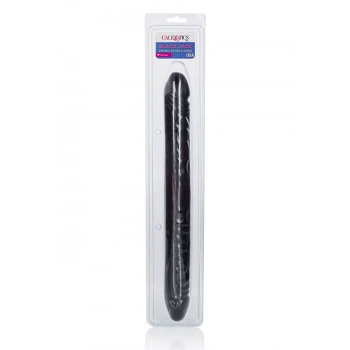 Geaderde Dubbele Dildo - Black Jack - 46 cm-geaderde-dubbele-dildo-black-jack-46-cm-verpakt.jpg