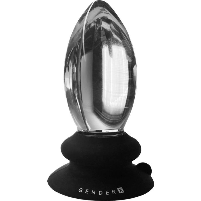 GenderX -Glazen Buttplug met Zuignap-glazen-buttplug-1.jpg