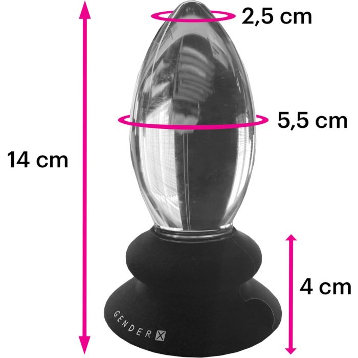 GenderX -Glazen Buttplug met Zuignap-glazen-buttplug-3.jpg