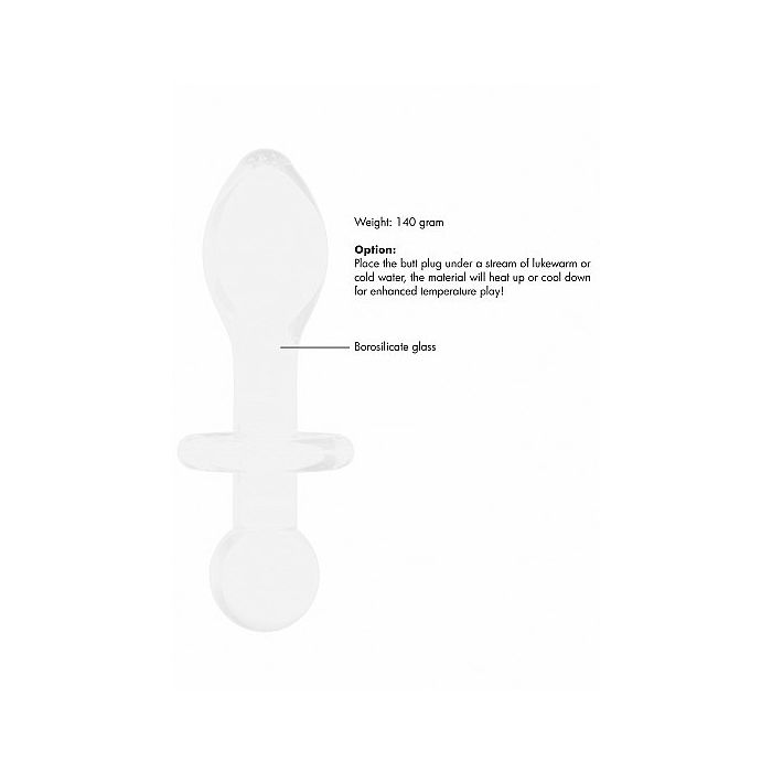 Glazen Buttplug Rocker - Wit-glazen-buttplug-rocker-wit-vb2.jpg