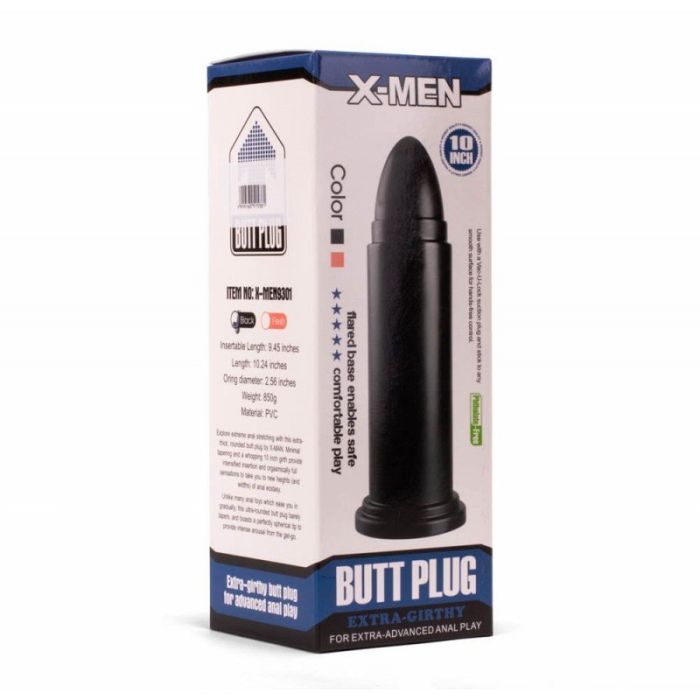 Buttplug Huge Black 2-huge-plug-material-pvc-lenth1024inch-insertable-length-945inches-diameter256inch_2_.jpg