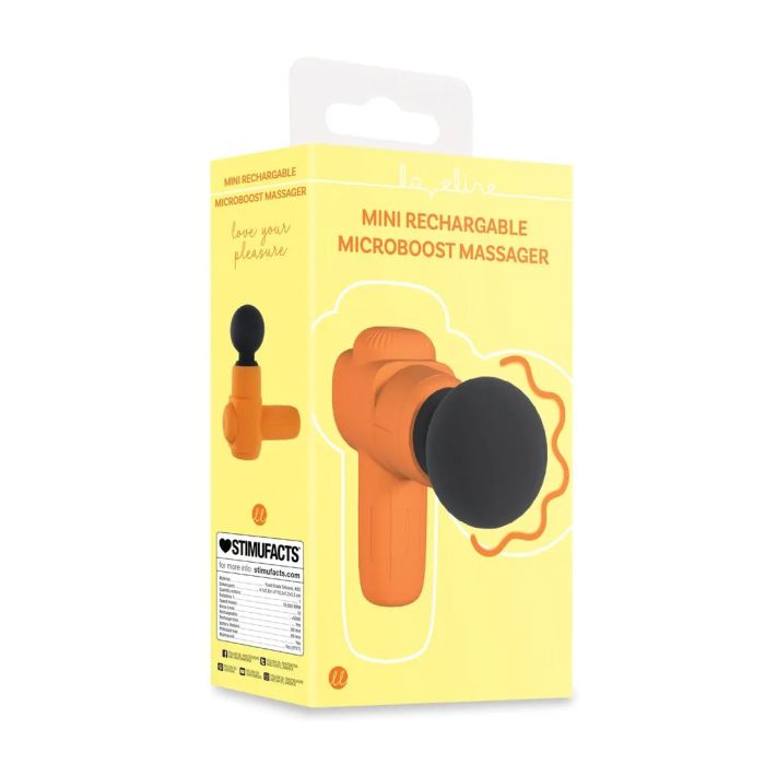 Mini Oplaadbare Massagepistool - Oranje-love176ora-mini-oplaadbare-massagepistool-oranje-1.jpg