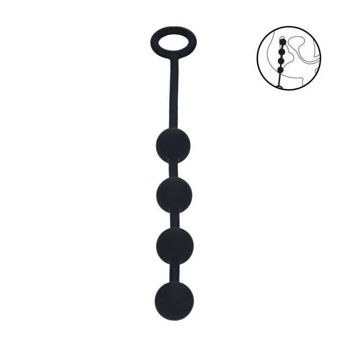 Ronde Siliconen Anaalballen 20 mm - Zwart-lvl02-0033blk-ronde-siliconen-anaalballen-20-mm-zwart.jpg