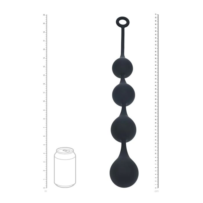 Siliconen Waterdrop Anal Balls Zwart XL - 50 mm-lvl04-0006blk-siliconen-waterdrop-anal-balls-zwart-xl-50-mm-4.jpg