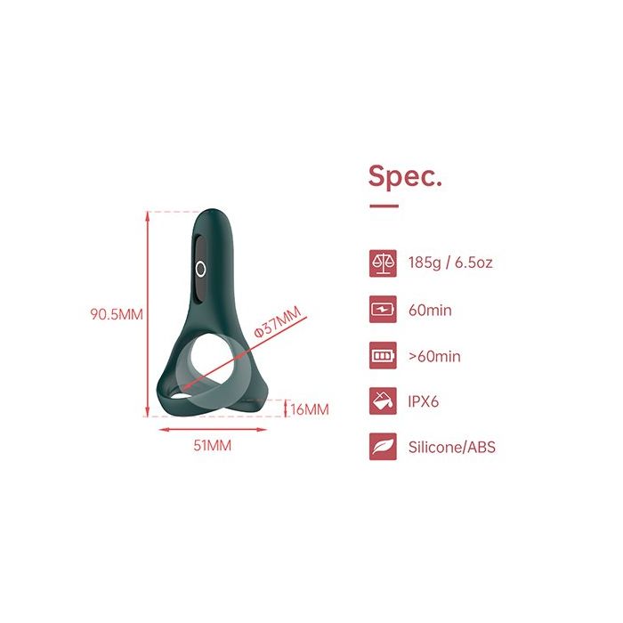 Magic Motion Rise Smart Draagbare Cockring - Groen-magic-motion-rise-smart-draagbare-cockring-groen-6.jpg