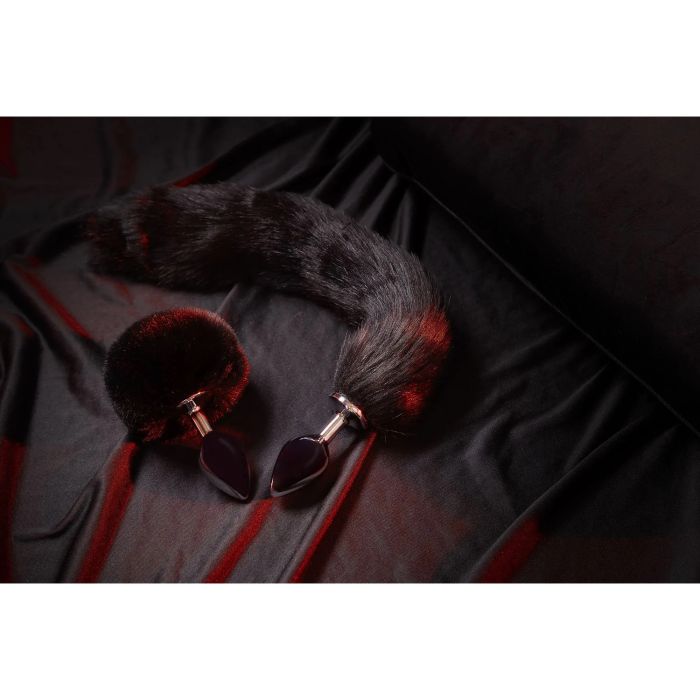 Metalen Buttplug Fox Tail - Zwart-metalen-buttplug-fox-tail-zwart-6.jpg