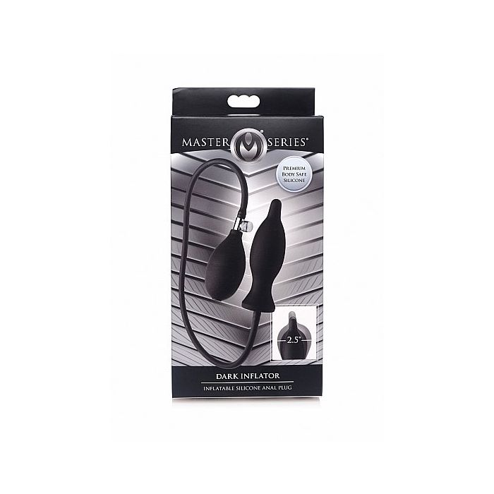 Opblaasbare Buttplug Dark Inflator - Zwart-opblaasbare-buttplug-dark-inflator-zwart-verpakt.jpg