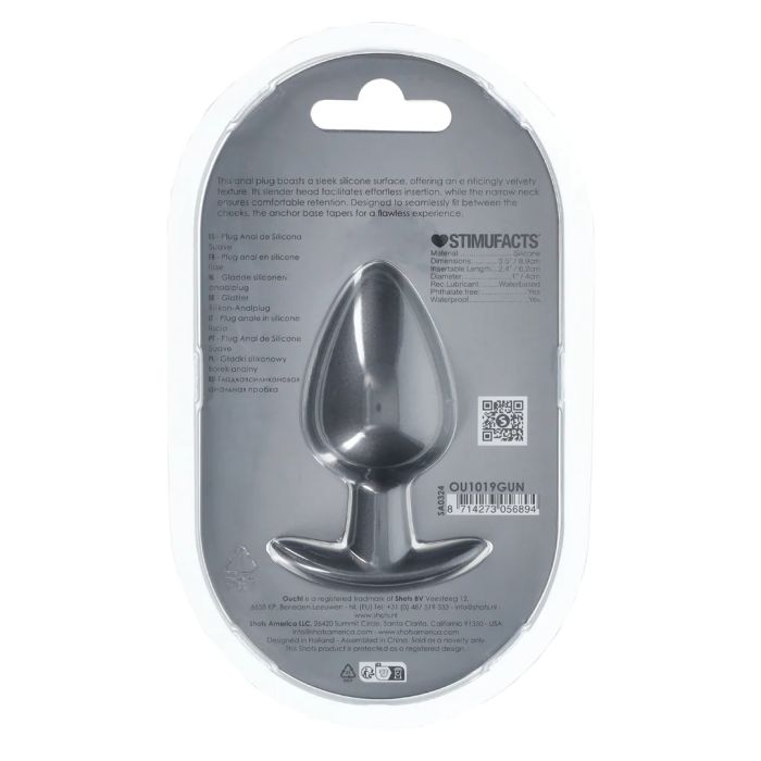 Buttplug Large Gunmetal - 8.9 cm-ou1019gun-buttplug-large-gunmetal-2.jpg