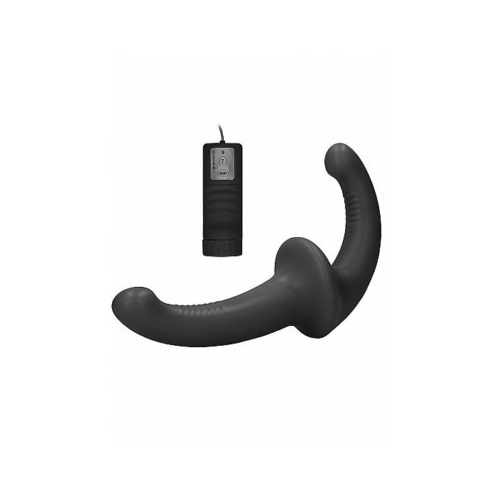 Vibrerende Siliconen Strapless Strapon - Zwart-ou323blk-zk.jpg