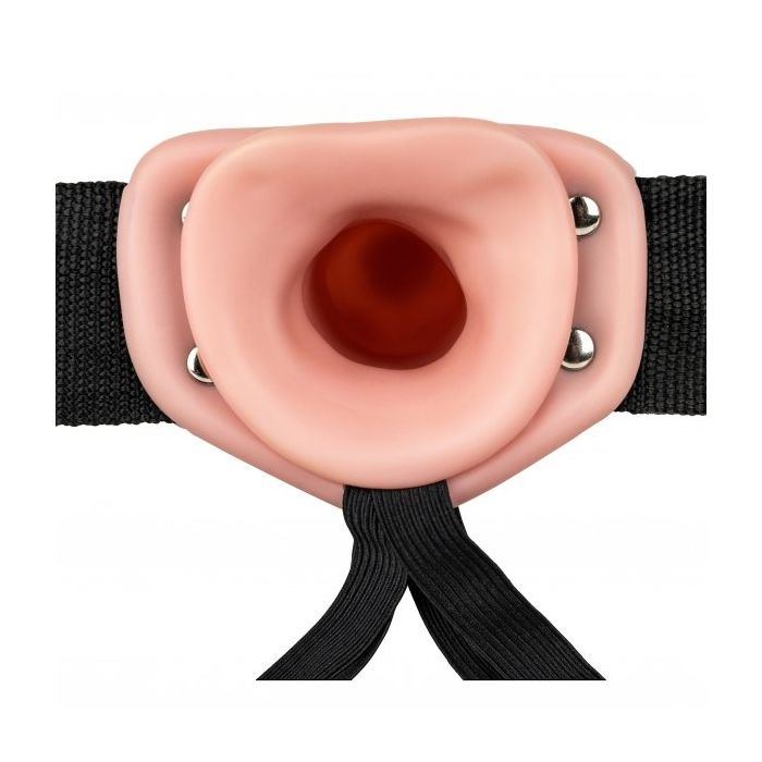 RealRock Holle Strap-On zonder Ballen - 21 cm-realrock-hollow-strap-on-21-cm-opening.jpg