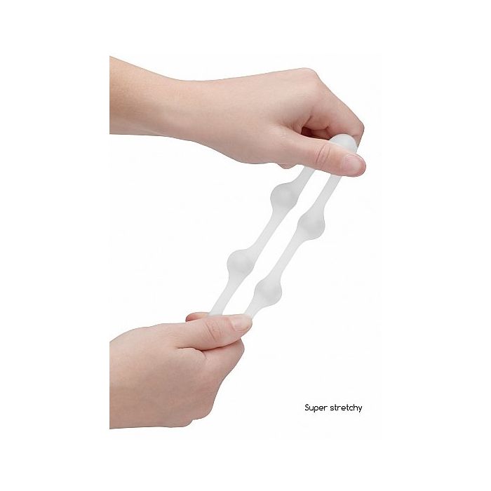 Rekbare Cockring met Gewicht No. 83 - Transparant-rekbare-cockring-met-gewicht-no-83-transparant-rb.jpg