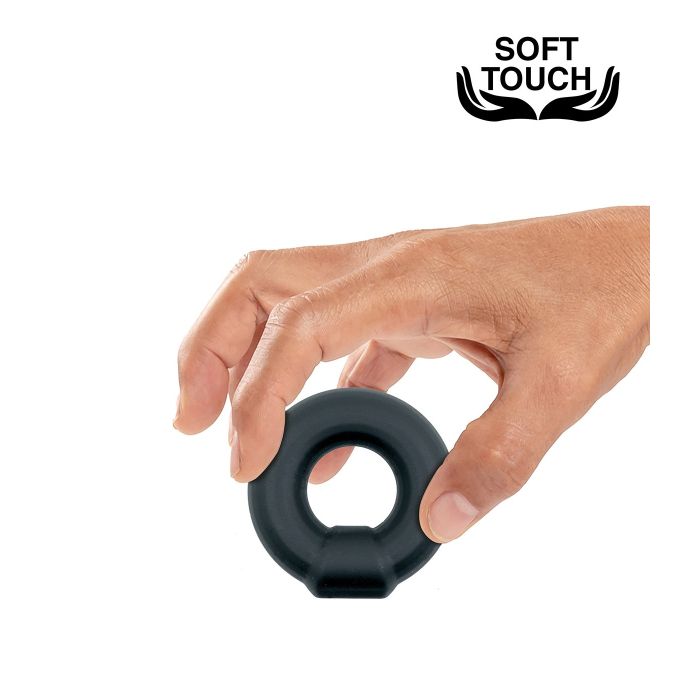 Siliconen Cockring Mr. Cock Diamond - Zwart-siliconen-cockring-mr-cock-diamond-zwart-hand.jpg