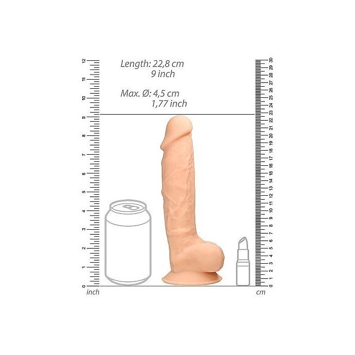 Siliconen Dildo met Balzak - Huidskleur 22.8 cm-siliconen-dildo-met-balzak-huidskleur-22-8-cm-afm.jpg