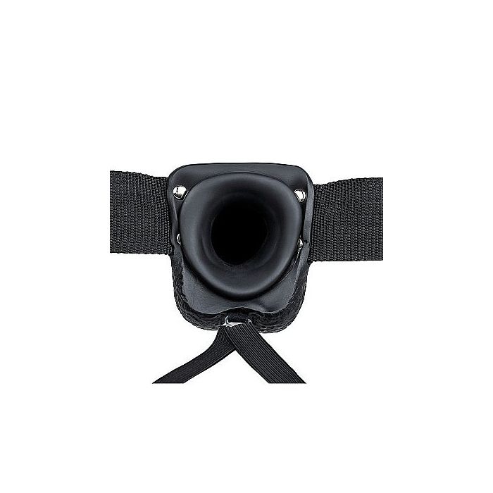 Strap On met Holle Dildo 18 cm - Zwart-strap-on-met-holle-dildo-18-cm-zwart4.jpg