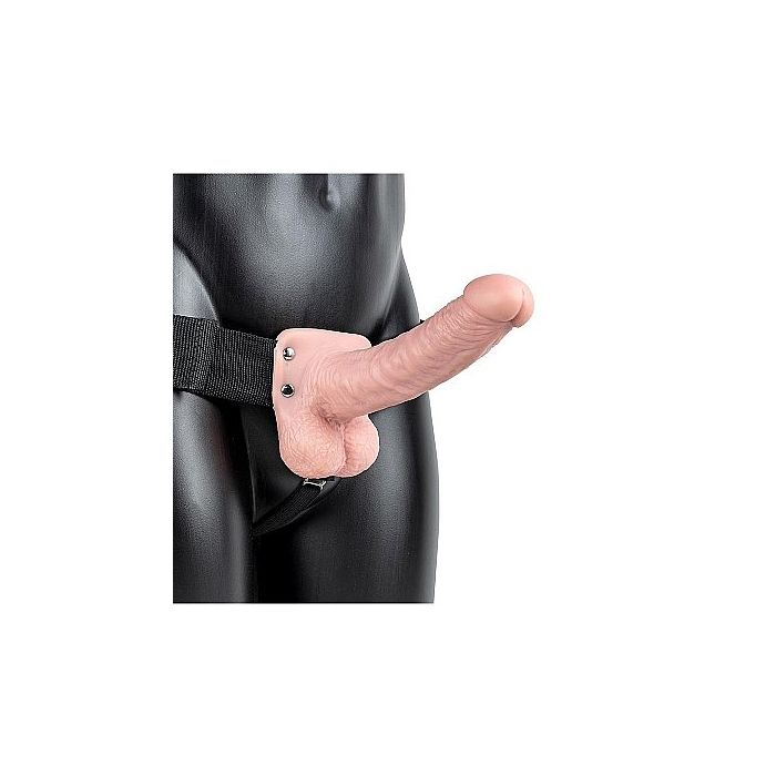 Strap On met Holle Dildo 18 cm - Huidskleur-strap-on-met-holle-dildo-18-cmhuidskleur-3.jpg