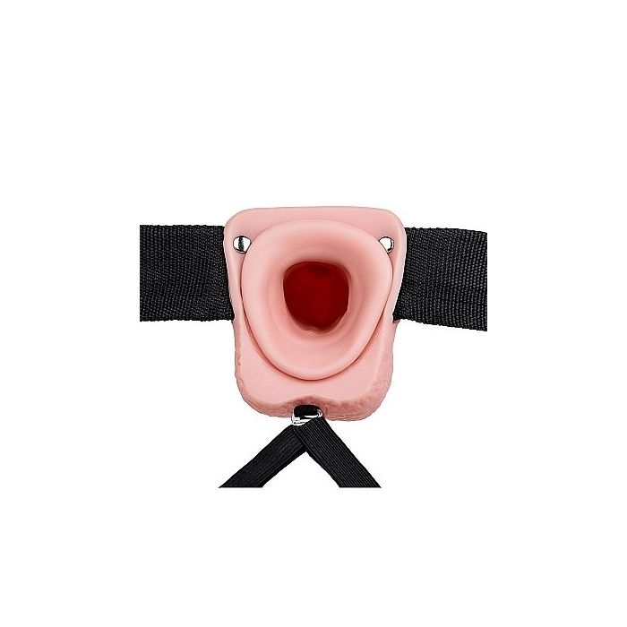 Strap On met Holle Dildo 18 cm - Huidskleur-strap-on-met-holle-dildo-18-cmhuidskleur4.jpg