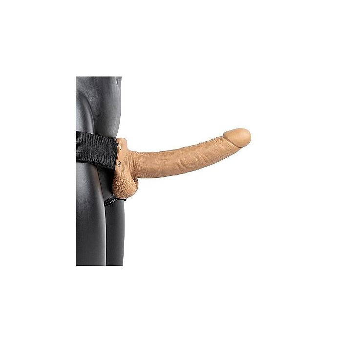 Strap On met Holle Dildo 23 cm - Licht Getint-strap-on-met-holle-dildo-23-cm-licht-getint.jpg