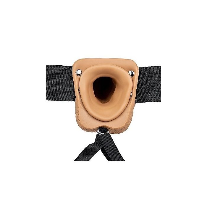 Strap On met Holle Dildo 18 cm - Licht Getint-strap-on-met-holle-dildo-24-5-cm-licht-getint-4.jpg