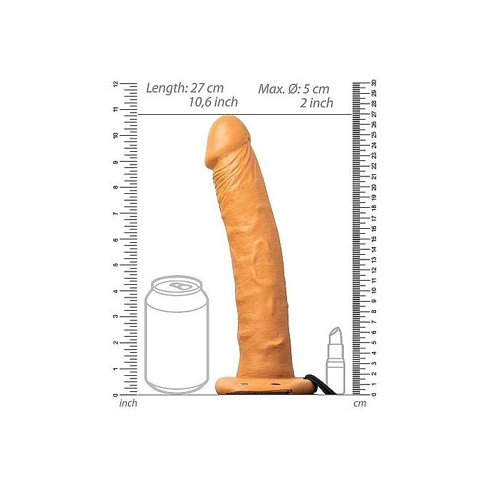 Strap On met Holle Dildo 25 cm - Licht Getint-strap-on-met-holle-dildo-25-cm-licht-getint-00.jpg