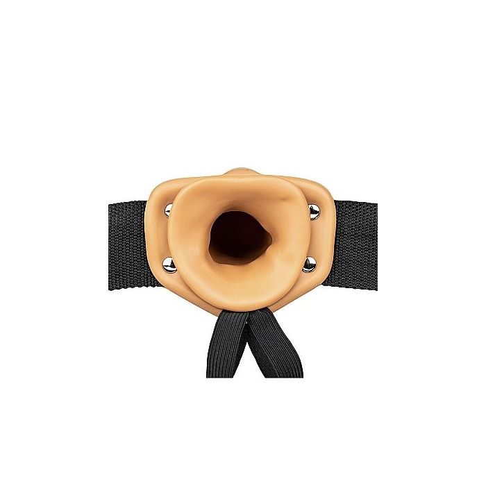 Strap On met Holle Dildo 16 cm - Licht getint-strap-on-met-holle-dildo16cm-licht-getint-4.jpg